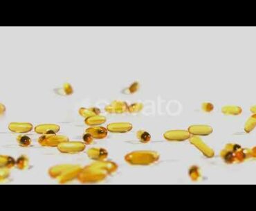 Vitamins and supplements fall in slow motion | Stock Footage - Envato elements