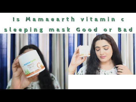 *New* Mamaearth vitamin C Sleeping Mask Review|Do you Need this?|non-sponsored|Buy or Not?