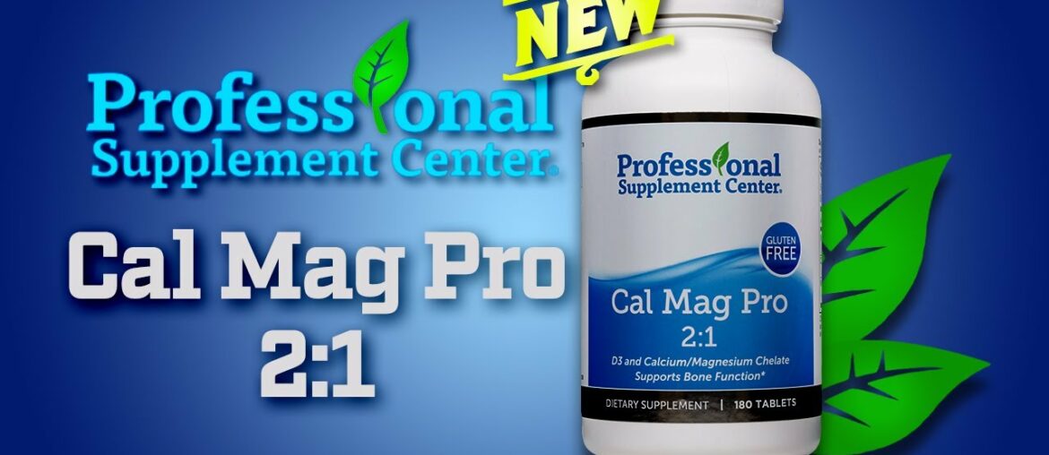 Cal Mag Pro 2:1 - Pharmaceutical Grade Vitamin D3 Calcium Magnesium Supplement