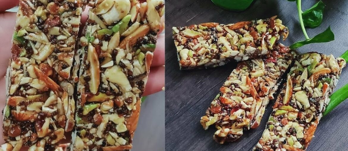 Protein bars for weight loss | healthy protein bars | Dry fruits bars | the serious fitness recipe