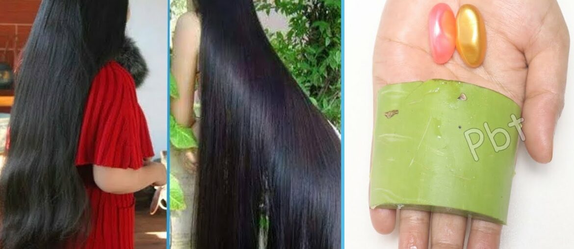 White hair problem solution naturally with vitamin E capsules and aloe vera at home