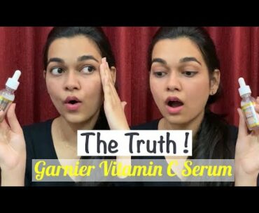 *NEW* GARNIER VITAMIN C SERUM REVIEW | I tried it for 3 days | Worth the Hype ?/?