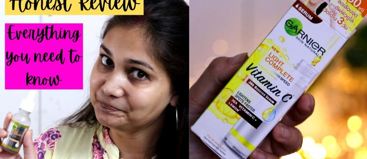 Garnier Vitamin C serum Review | Best vitamin C serum for face??  Nidhi Katiyar