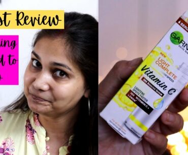 Garnier Vitamin C serum Review | Best vitamin C serum for face??  Nidhi Katiyar