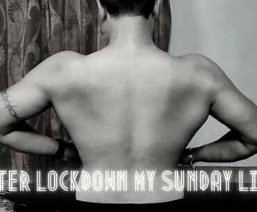 After LockDown My Sunday like | Back Workout | Sunday Special Vlog |#VLOG 4