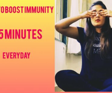 Yoga to boost immunity & remove anxiety || Everyday - CORONAVIRUS Go Away|| Quarantine Yoga ||