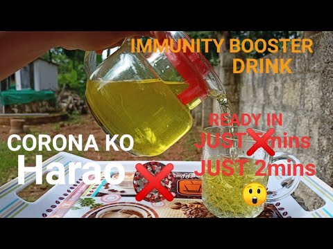 IMMUNITY BOOSTER DRINK( Home made),Natural,2 mins only, DEFEAT CORONA VIRUS)COVID-19