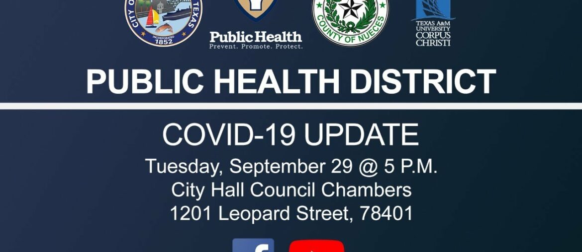 Public Health District COVID-19 Briefing, September 29, 2020