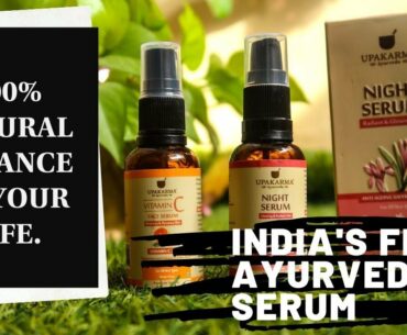 UPAKARMA Vitamin C Face Serum //Night Serum.