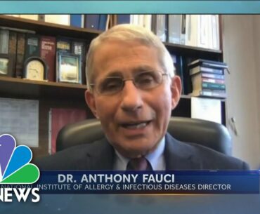 Dr. Fauci Warns Flu Season May Accelerate Spread Of The Coronavirus | NBC Nightly News