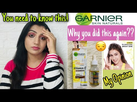 TRUTH behind *GARNIER* Light Complete Vitamin C 30* Booster Serum|| Everything you need to know!