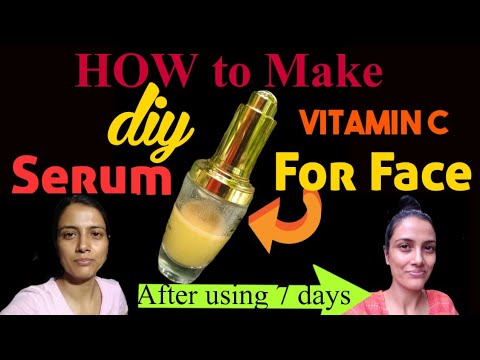 DIY Vitamin C Facial Serum || Night Cream