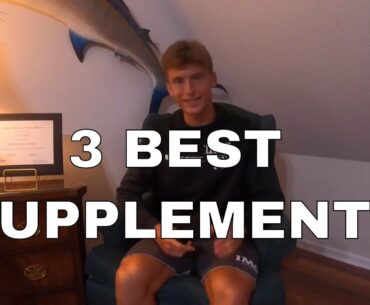 THE 3 BEST PERFORMANCE ENHANCING SUPPLEMENTS