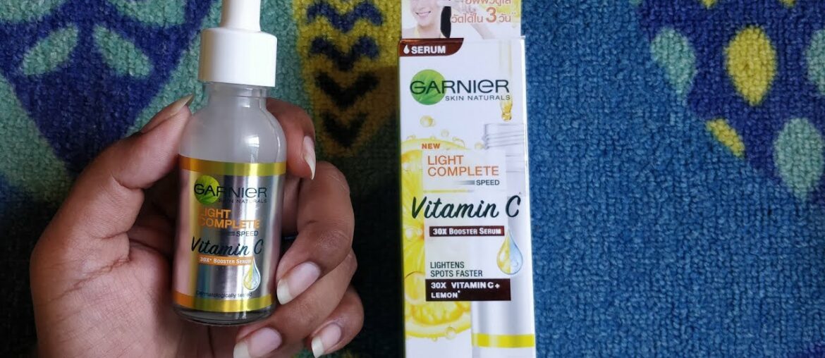 Garnier vitamin c serum genuine review- 14 days challenge