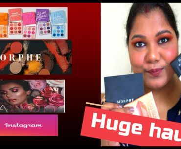 MORPHE I COLOURPOP I HUDA BEAUTY & MORE I Huge haul I lot of complimentary makeup