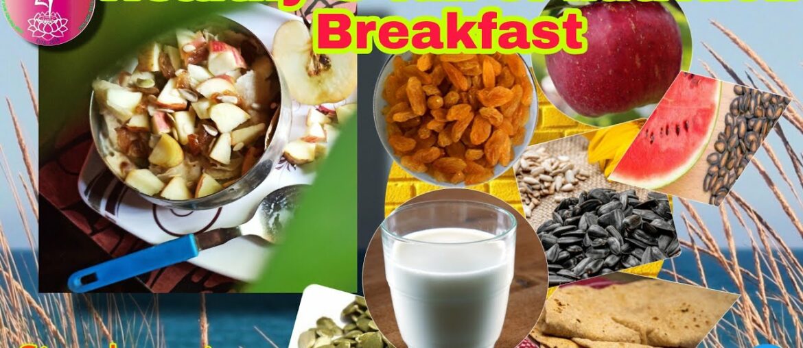 Healthy breakfast with full nutrition /dudh+roti+fruits in breakfast/milk bread quick breakfast