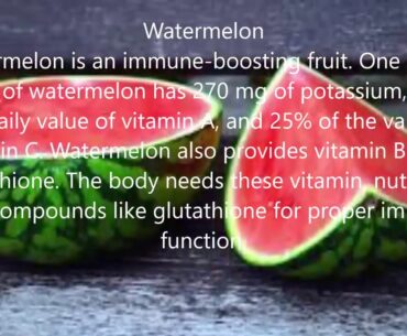 Fruits that boost the immune system to help protect yourself from corona virus