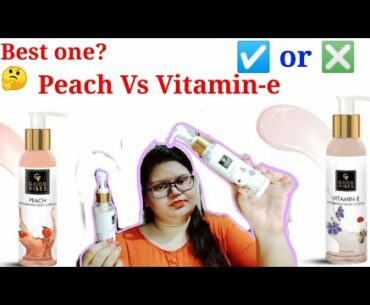 Good vibes | Peach Nourishing body lotion Vs Vitamin-e Body lotion Review | By Beauty Petals