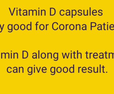 Vitamin D supplements builds strong immunity against Corona. As per few research.