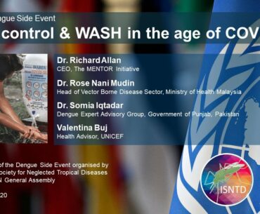 ISNTD UNGA75 Vector Control & WASH in the age of COVID 19