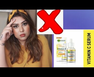 Garnier Light Complete Vitamin C Booster Face serum Review| Ingredients Breakdown | Titli Mukherjee