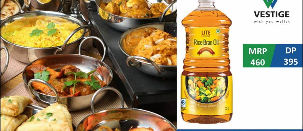 Vestige Lite House Rice Brand Oil In Telugu