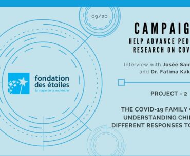 PROJECT #2 : The COVID-19 Family Cohort: Understanding Children's Different Responses to the Virus.