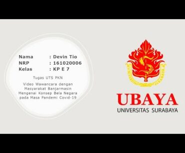 Tugas UTS PKN - Devin Tio (161020006) #ubaya #pancasila #belanegara #harikesaktianpancasila #covid19