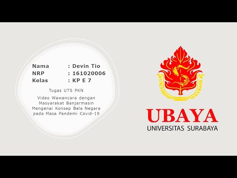 Tugas UTS PKN - Devin Tio (161020006) #ubaya #pancasila #belanegara #harikesaktianpancasila #covid19