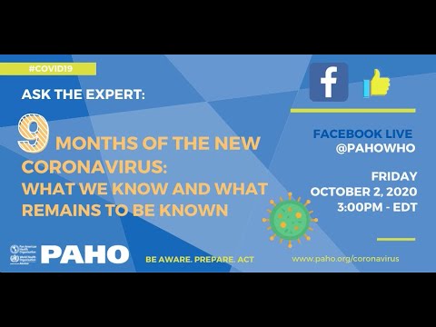 Ask the Experts: Nine months of the new coronavirus - What we know and what remains to be known