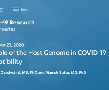 COVID-19 Research Seminar Series | September 23, 2020