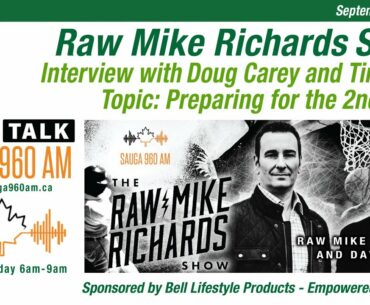 Doug Carey and Tim Allen of Bell Lifestyle on the Raw Mike Richards show - preparing for 2nd wave