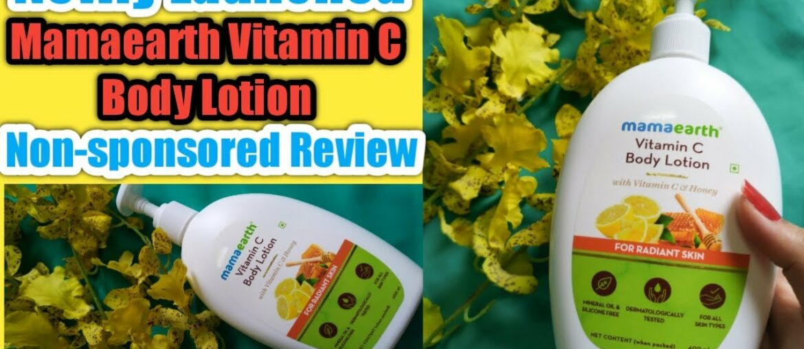 *New*Mamaearth Vitamin C body lotion l Non-sponsored mamaearth vitamin c body lotion review