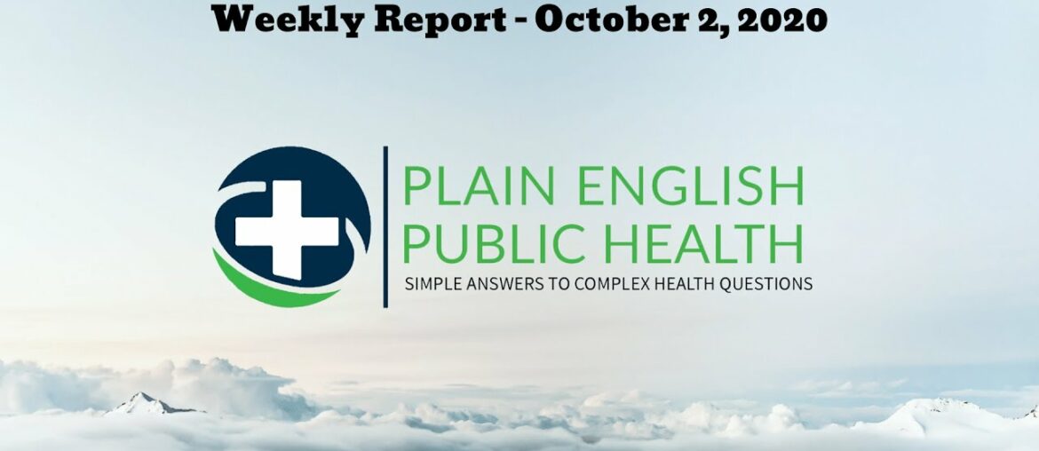 Plain English Public Health Weekly Report - October 2, 2020