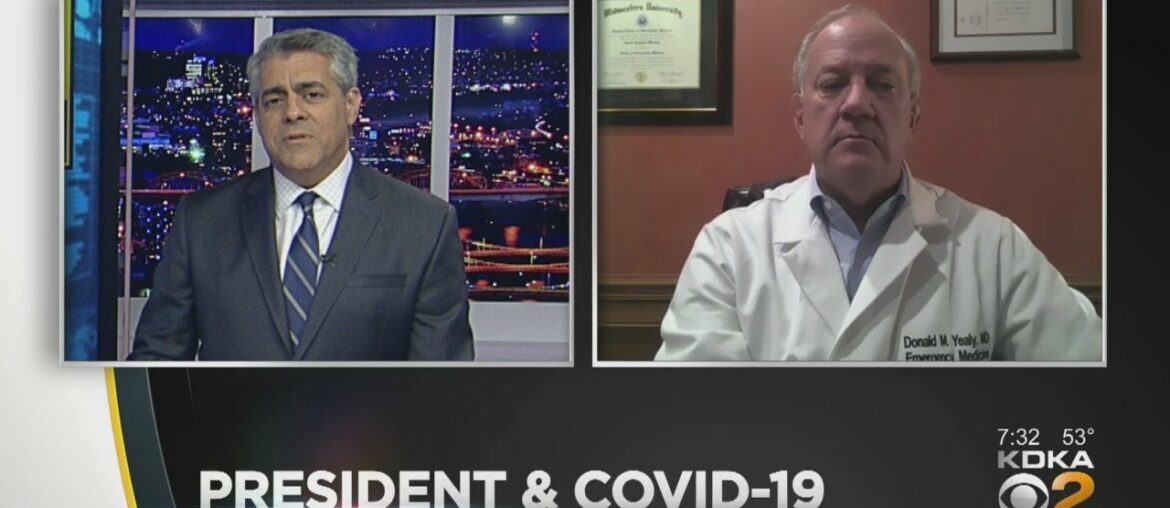 UPMC Doctor Talks About President Donald Trump's Positive Coronavirus Treat, Move To Hospital