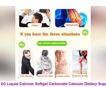 Buy Vitamin D3 Liquid Calcium Softgel Carbonate Calcium Dietary Supplement