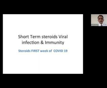 Covid 19 first week steroids Immunity  Dr Lokesh Edara