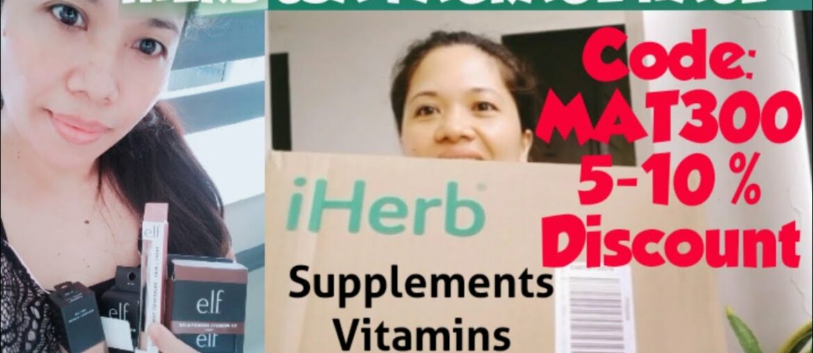 iHerb USA Online Shopping Haul| Supplement Make Up and More