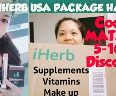 iHerb USA Online Shopping Haul| Supplement Make Up and More
