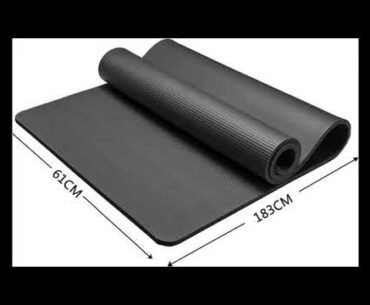 Huaf Yoga Mat Extra Thick Exercise Yoga Mat