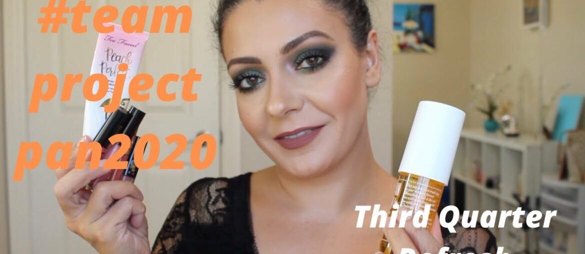#teamprojectpan2020 QUARTERLY REFRESH | Makeup and Skincare Project Pan