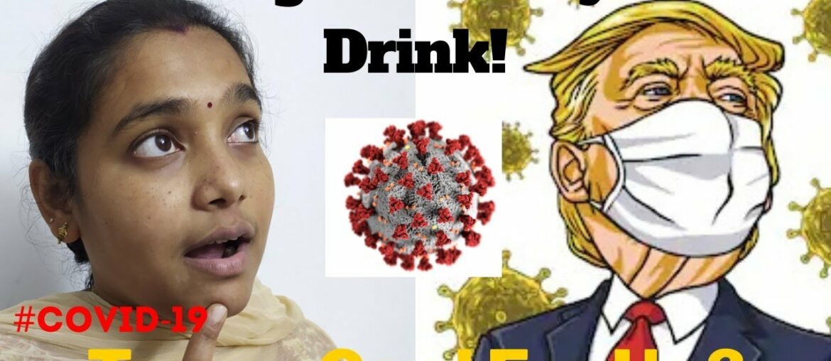 Trump Tests +ve for COVID-19! | 2 Drink Recipe to Protect from Corona Outbreak |Immune Booster-Tamil