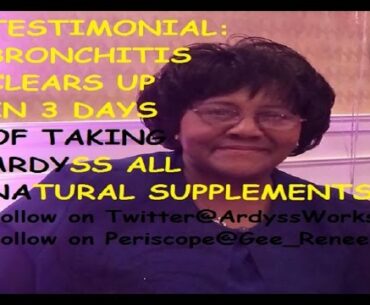 Testimonial: How Ardyss Red Levive & Mult-Plus Vitamin Helps Gina's  Mom Diagnosed w/ Bronchitis