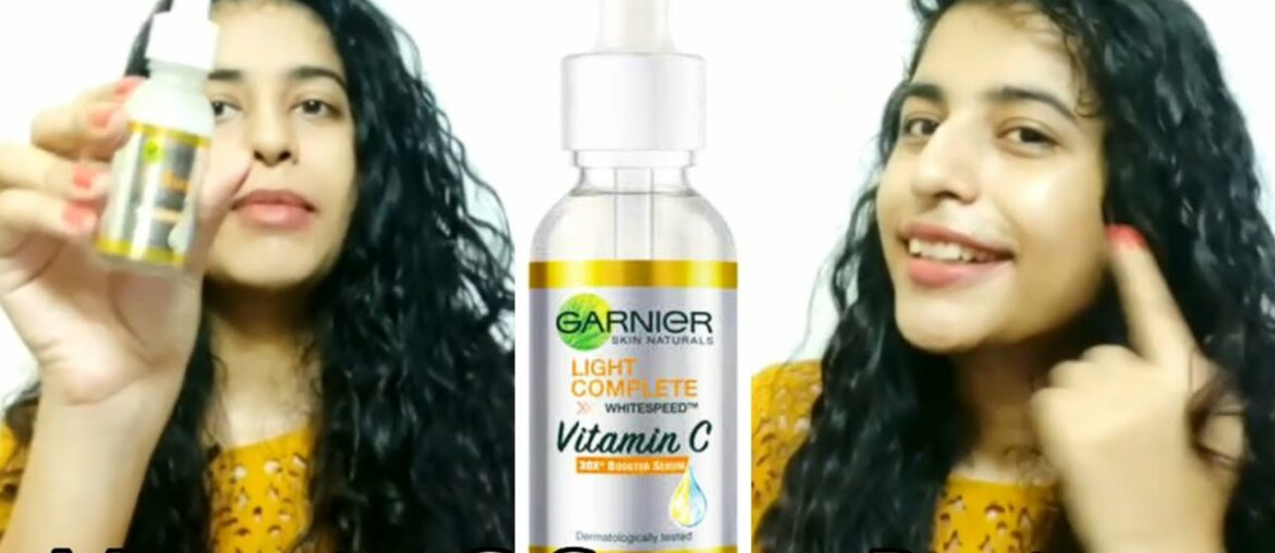 Garnier Vitamin C serum Review | Best vitamin C serum for face | keebisha