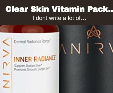 Clear Skin Vitamin Pack Acne Supplement - 30 Day Supply of Acne Vitamins
