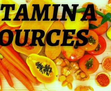 VITAMIN A FOODS & BENEFITS I Vitamin A Foods List and Benefits I Foods rich in Vitamin A