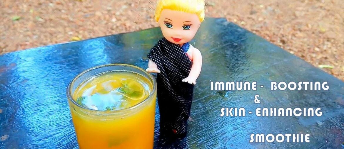 Immune Boosting & Skin Enhancing Tulsi Orange Smoothie
