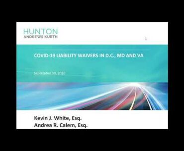 COVID-19 Liability Waivers for Small Businesses and Nonprofits