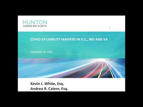COVID-19 Liability Waivers for Small Businesses and Nonprofits