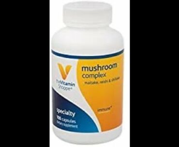 Review: The Vitamin Shoppe Mushroom Complex, (Maitake, Reishi Shiitake) Antioxidant That Suppor...